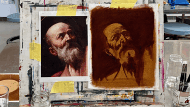 Using the Caravaggio colour palette for portraiture