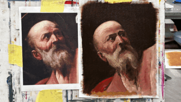 Using the Caravaggio colour palette for portraiture