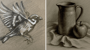 Toned Paper Drawings